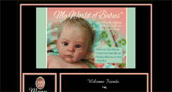 Desktop Screenshot of myworldofbabies.com